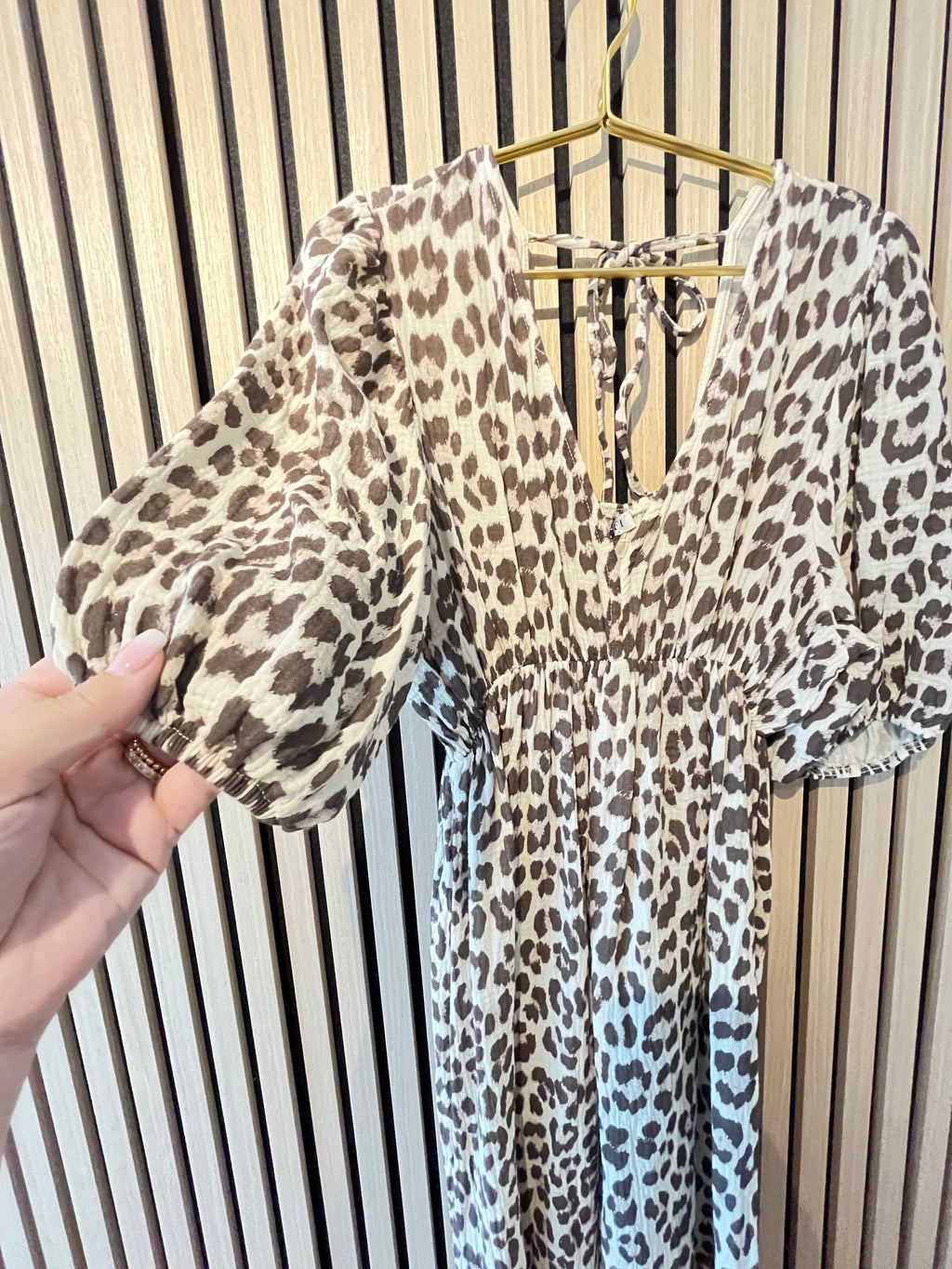 kleid leo musselin
