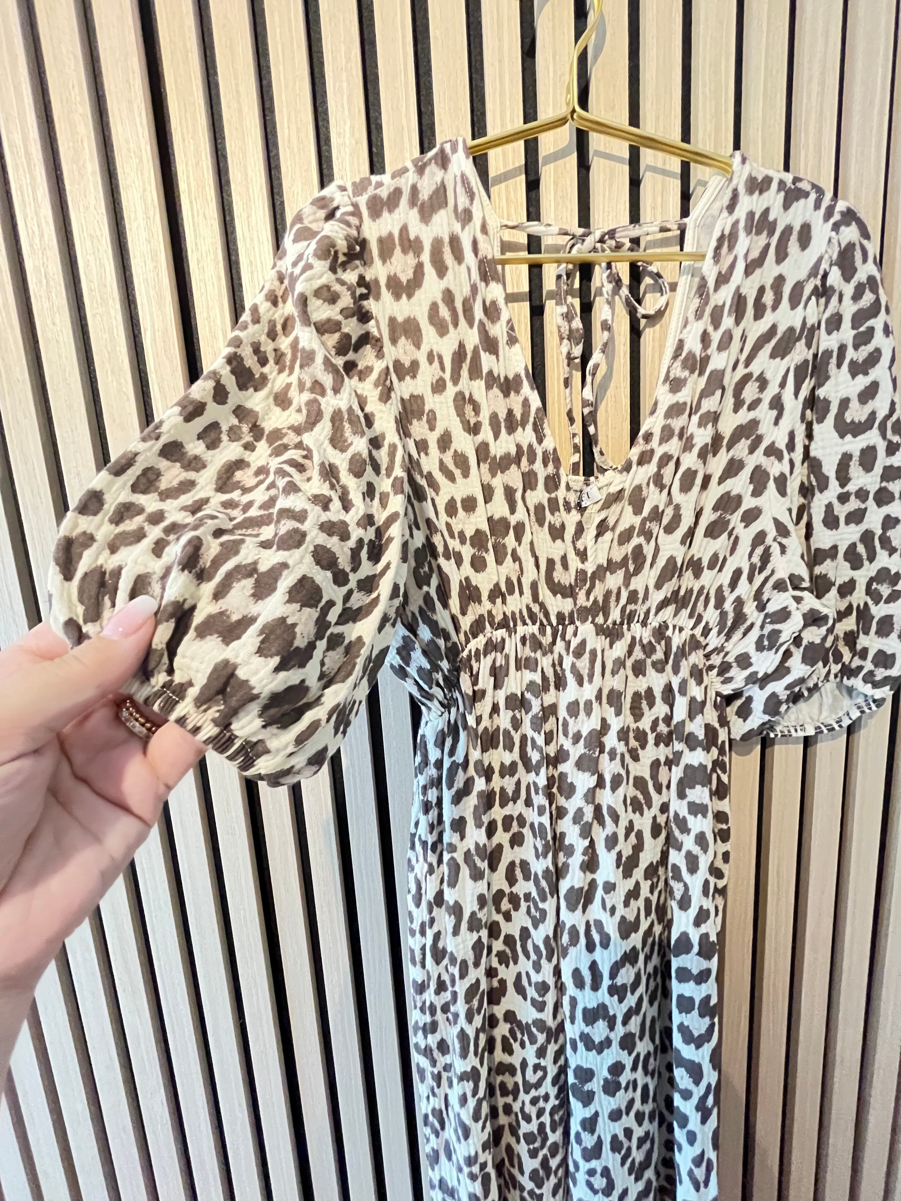 kleid leo musselin