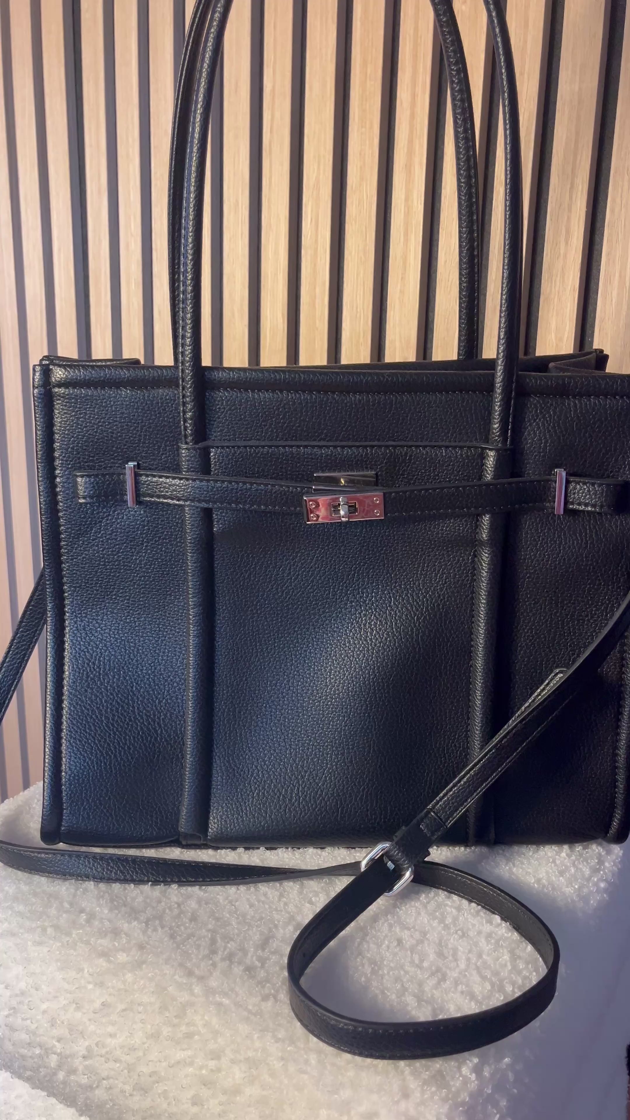 Tasche schloss Kunst leder