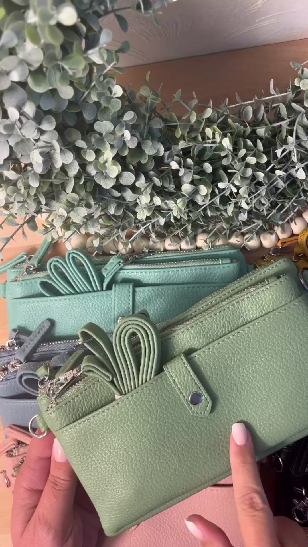 2 in 1 Portemonnaie Tasche